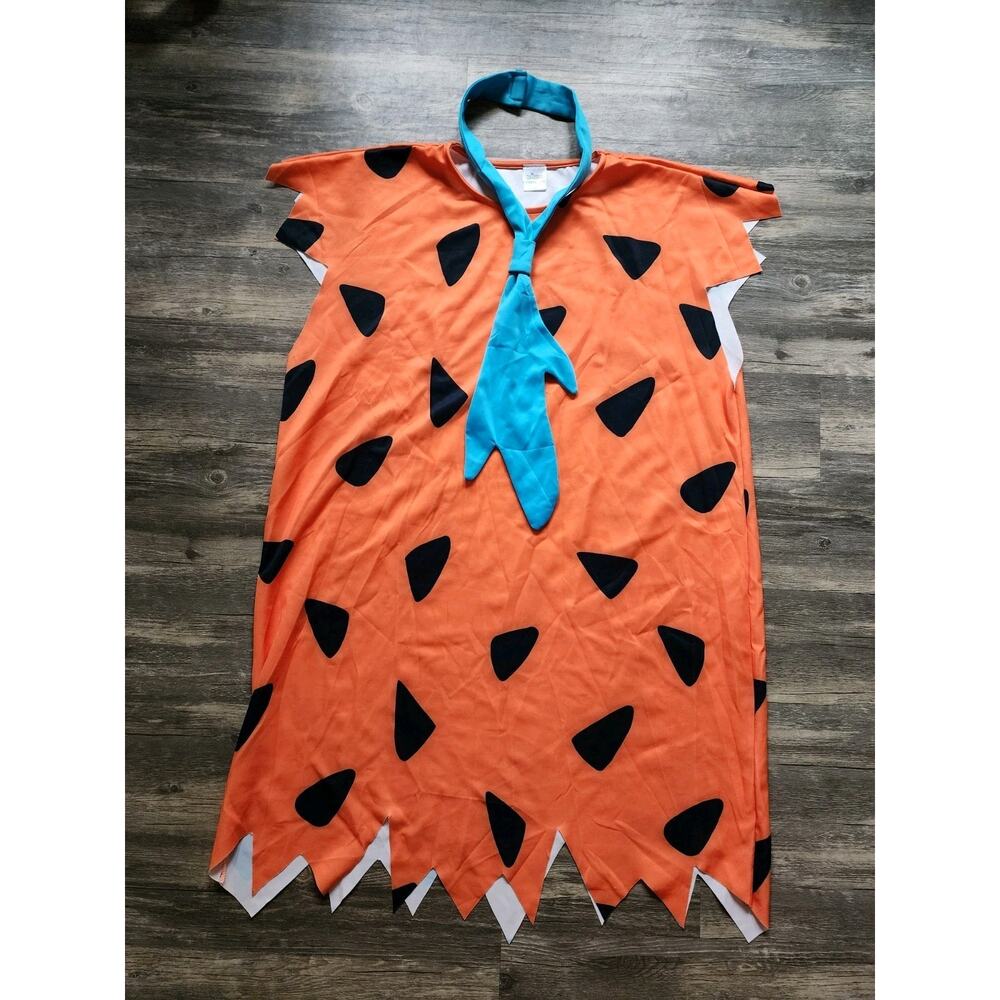 Fred The Flintstones Spirit Halloween Costume Tunic Neck Tie Plus Size XXL - Picture 2 of 8